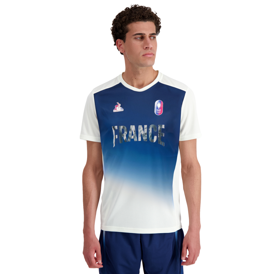 Maillot Performant Bleu Officiel JO 2024