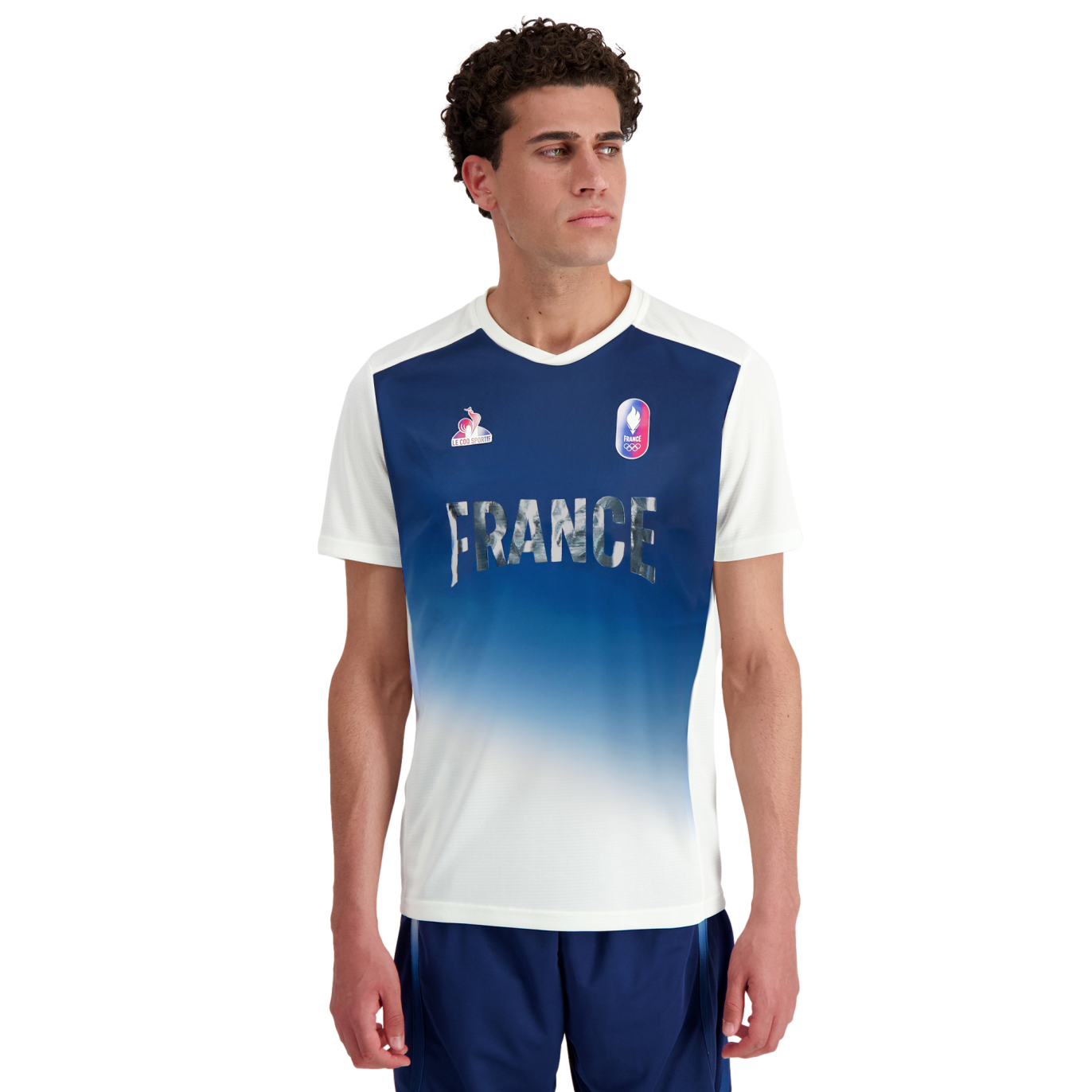 Maillot Performant Bleu Officiel JO 2024