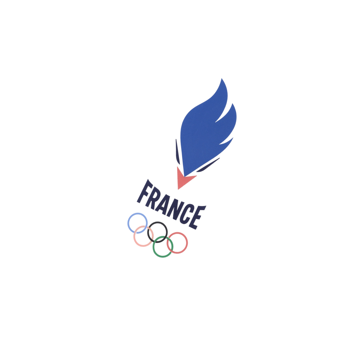 T-shirt Blanc Logo JO 2024