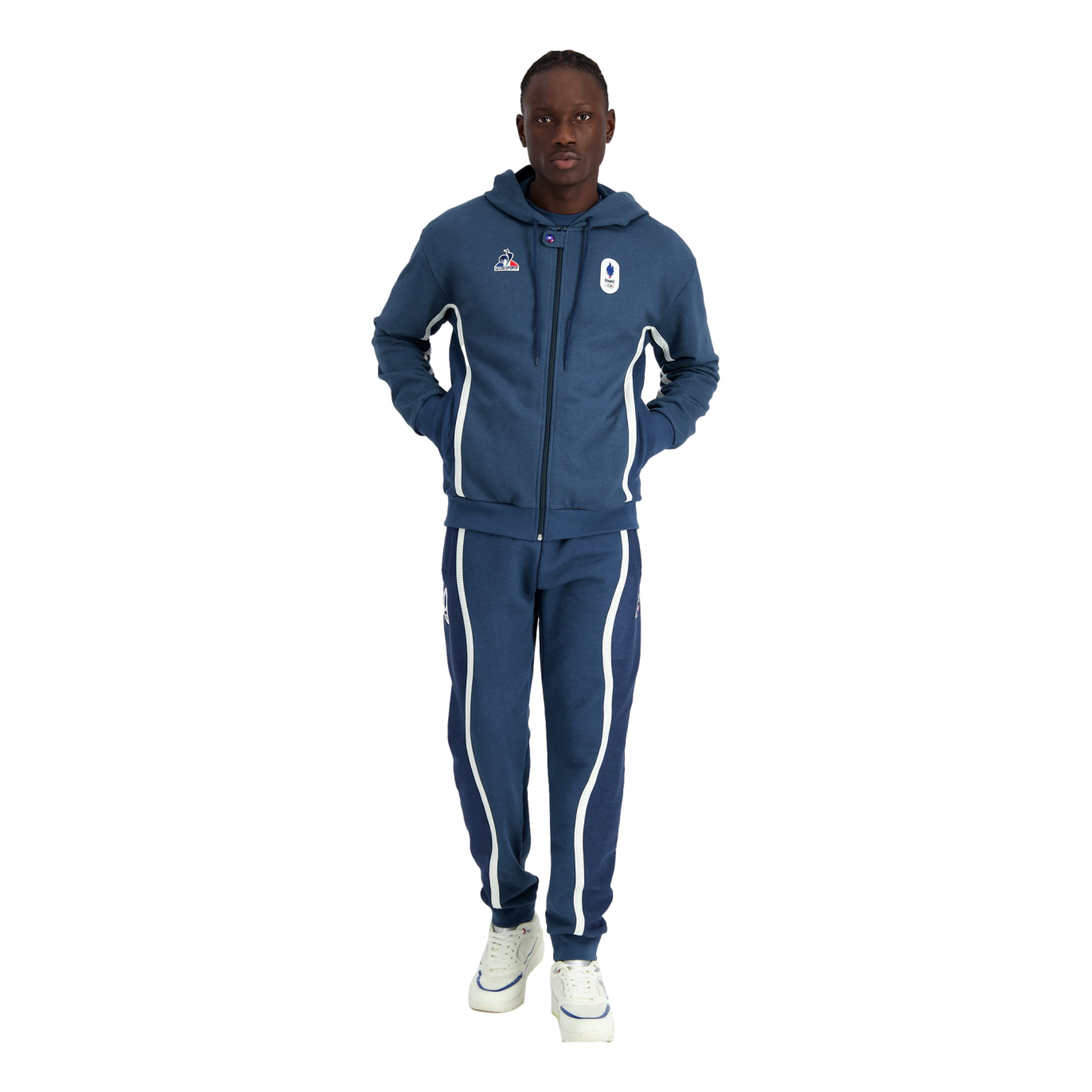 Sweat Zippe à Capuche Officiel JO 2024