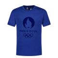 T-shirt Enfant bleu Officiel JO 2024