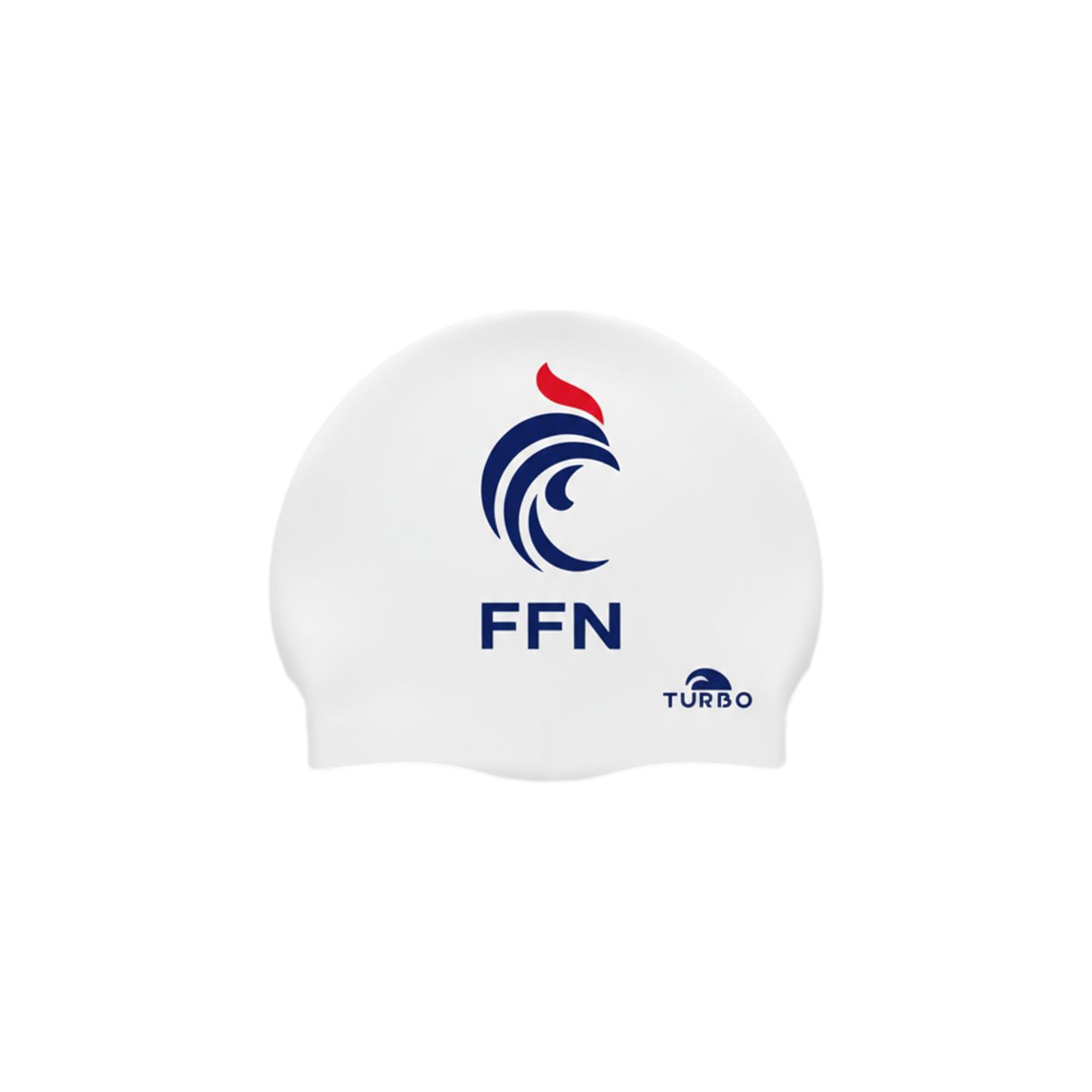 Bonnet Natation Silicone TURBO BLANC