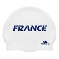 Bonnet Natation Silicone TURBO BLANC