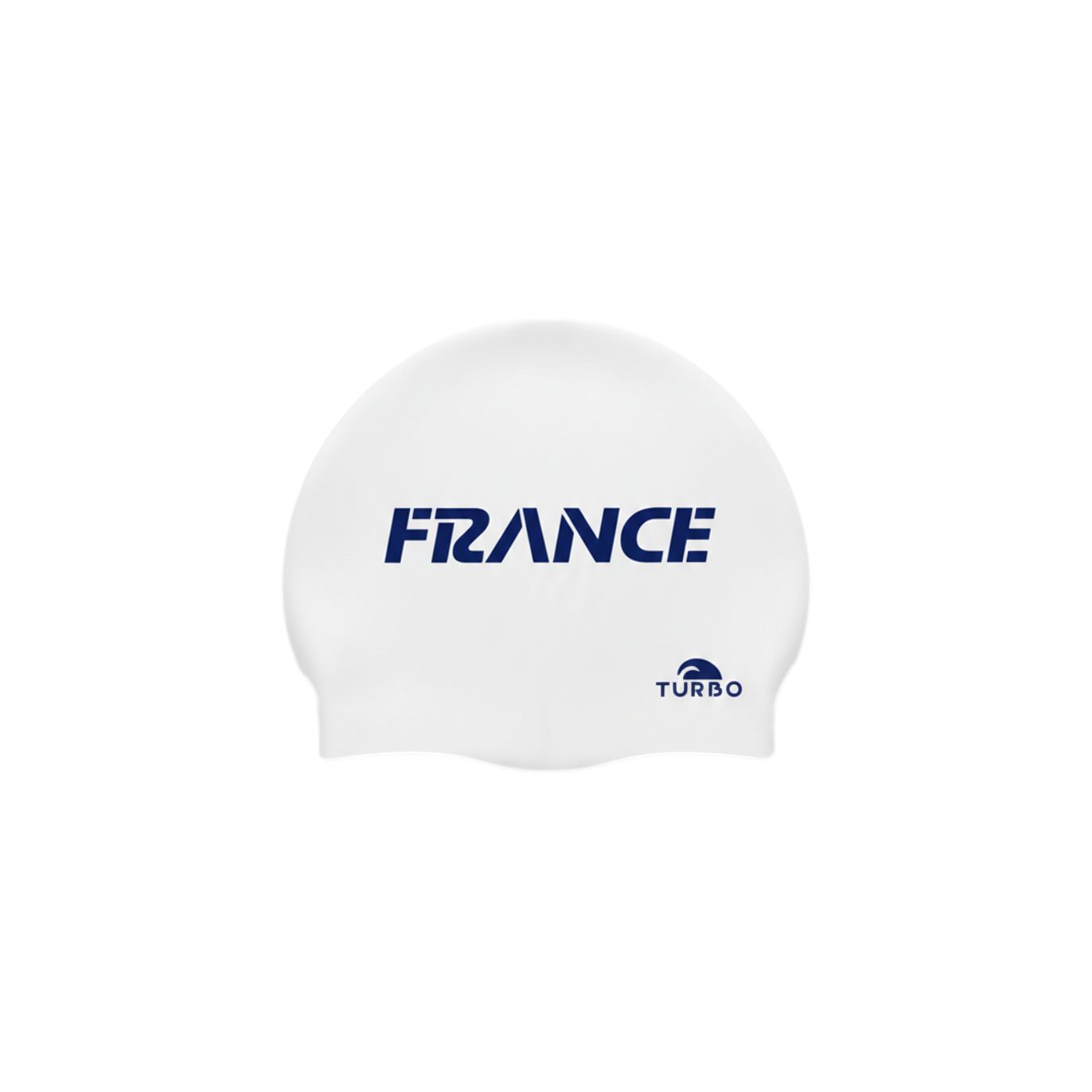 Bonnet Natation Silicone TURBO BLANC