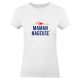 Tee shirt blanc Femme Maman Nageuse