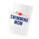 Magnet Blanc Swimming Mom