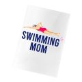 Magnet Blanc Swimming Mom
