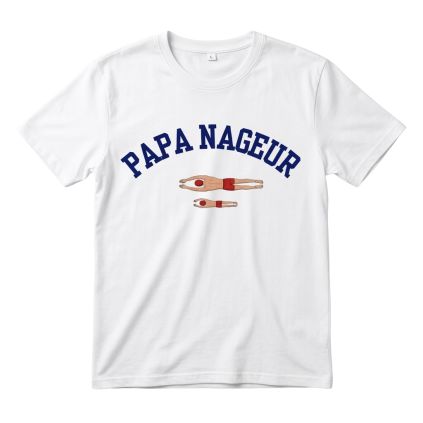 T-shirt Papa nageur