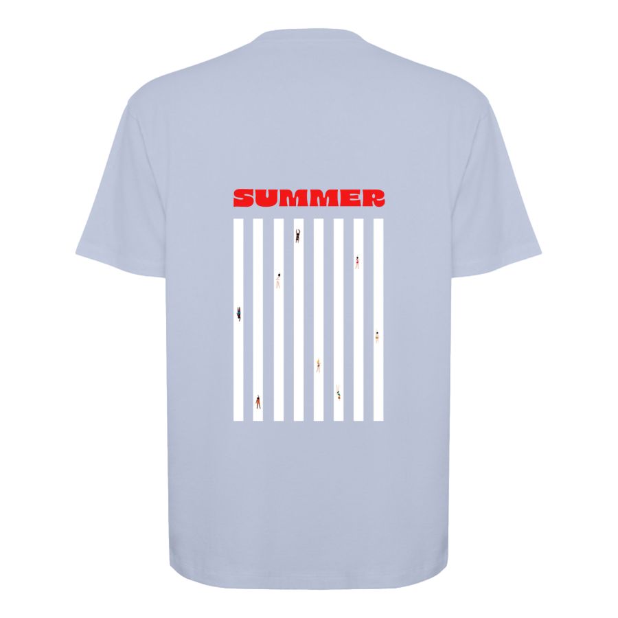Tee shirt BLEU Oversized SUMMER