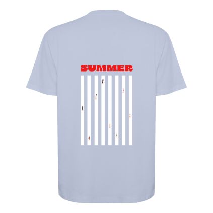 Tee shirt BLEU Oversized SUMMER