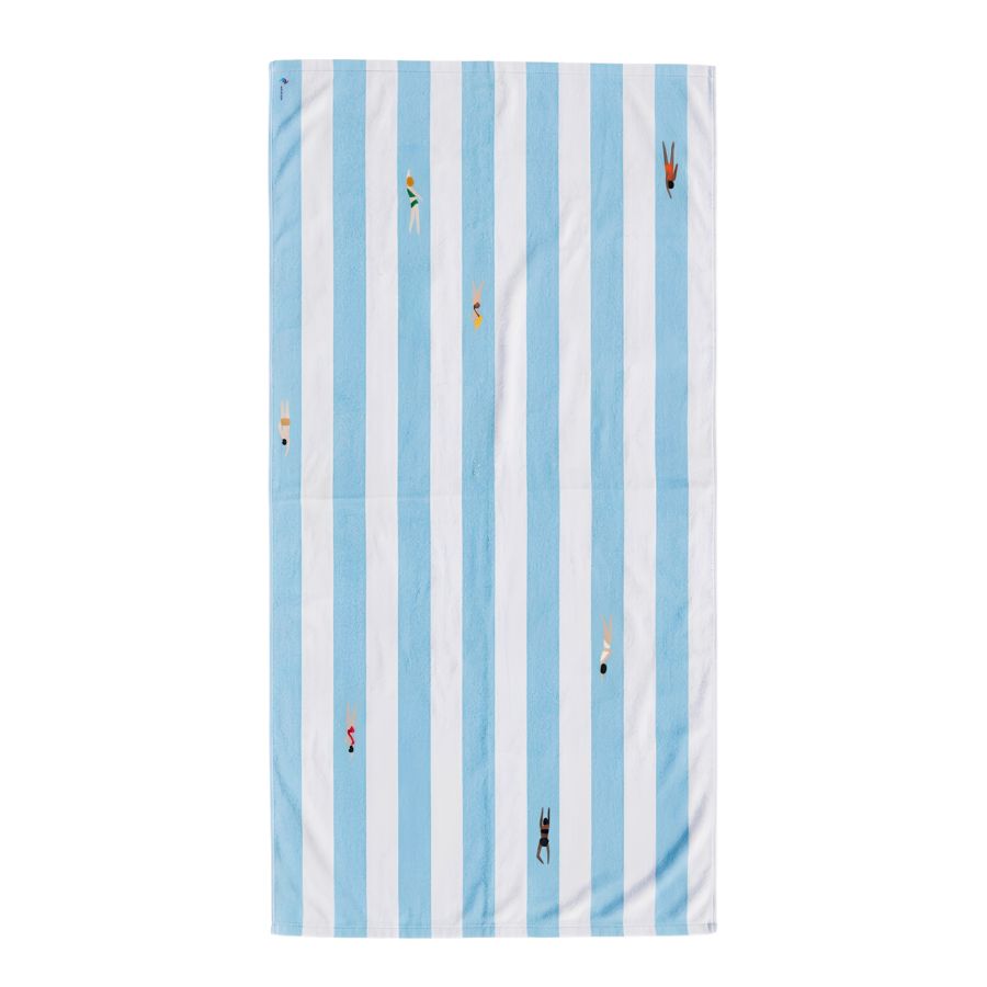 Serviette de plage « Couloirs d’été » – Fédération Française de Natation