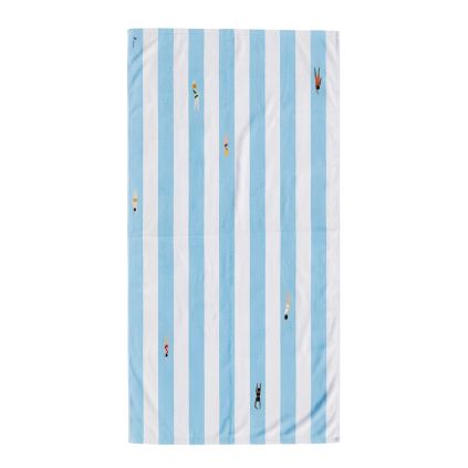 Serviette de plage « Couloirs d’été » – Fédération Française de Natation