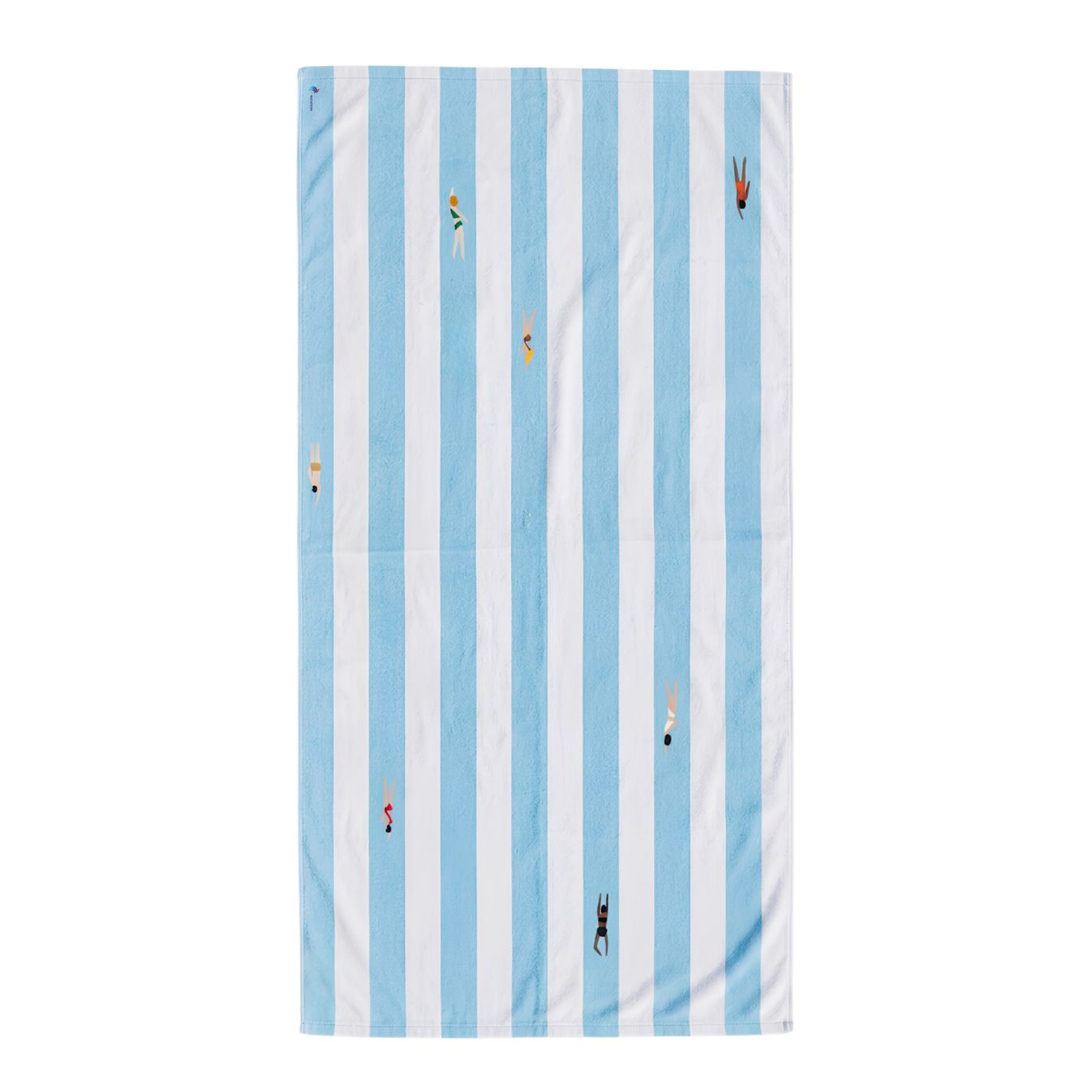 Serviette de plage « Couloirs d’été » – Fédération Française de Natation