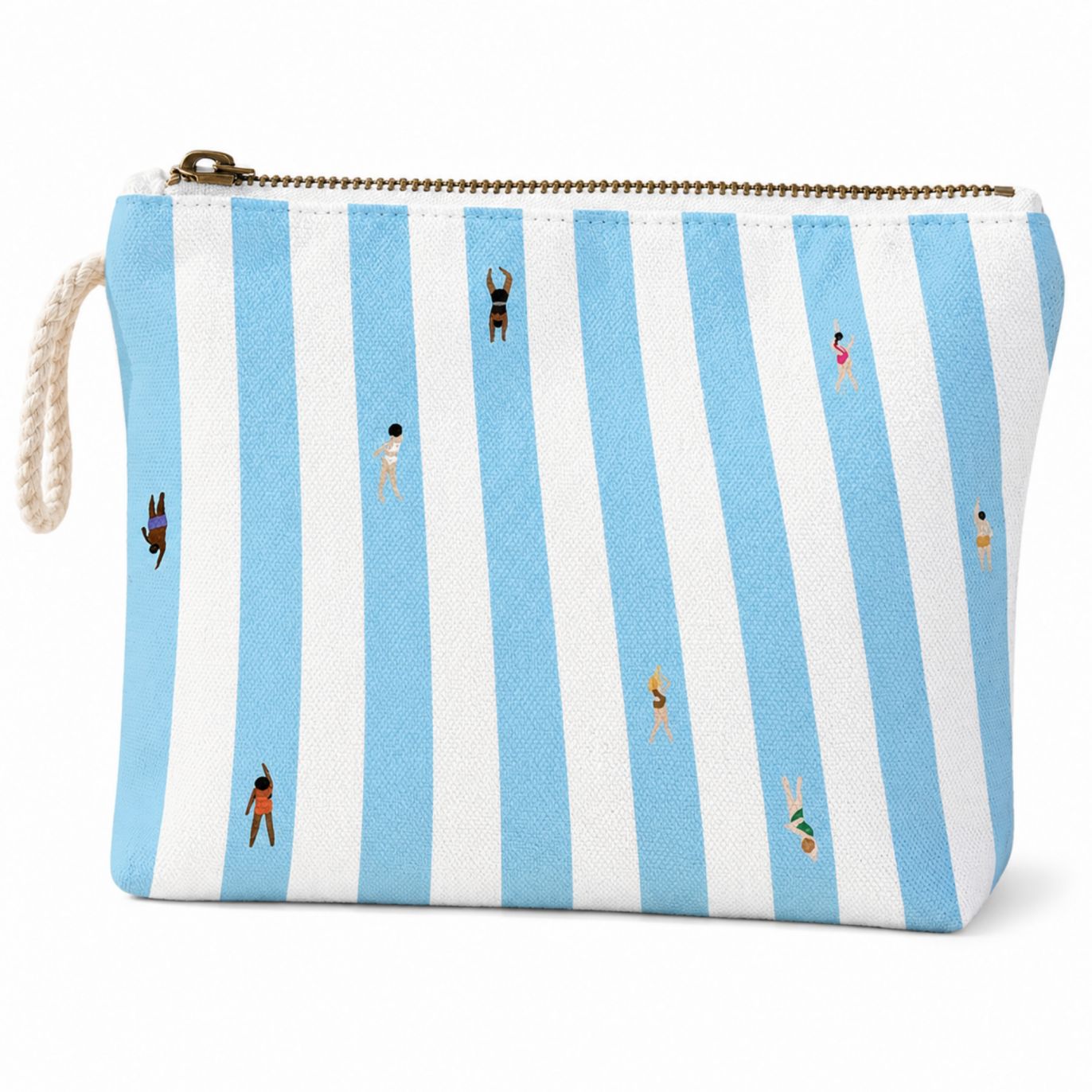 Trousse rayée « Couloirs d’été » – Fédération Française de Natation