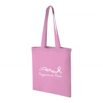 Tote Bag Rose Nageons en Rose